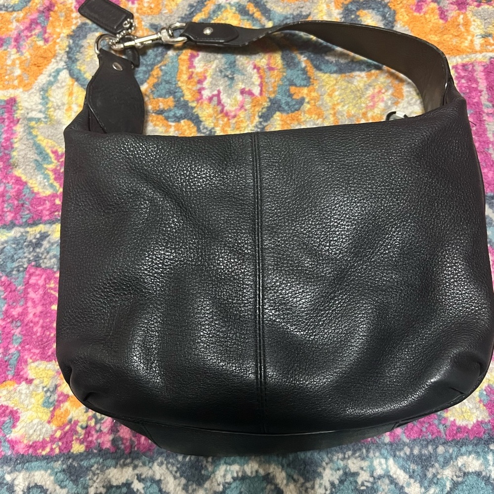 Black coach shoulder bag - Picture 3 of 5